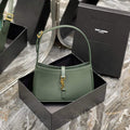 YSL LE5¨¤7 657228 Hobo Bag In Smooth Leather Dark Green - Default Title - View 1