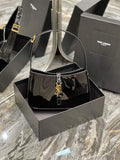 YSL LE5¨¤7 657228 Hobo Bag In Patent Leather Black