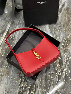 YSL LE5¨¤7 657228 Hobo Bag In Smooth Leather Red - Default Title - View 9
