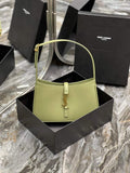 YSL LE5¨¤7 657228 Hobo Bag In Smooth Leather Light Green