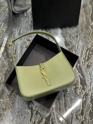 YSL LE5¨¤7 657228 Hobo Bag In Smooth Leather Light Green - Default Title - View 7