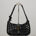 YSL LE5À7 657228 Hobo Bag  in wood beads Black - Default Title - View 1