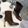 YSL Women's Boots Designer Saint Laurent High Shoes Y67211