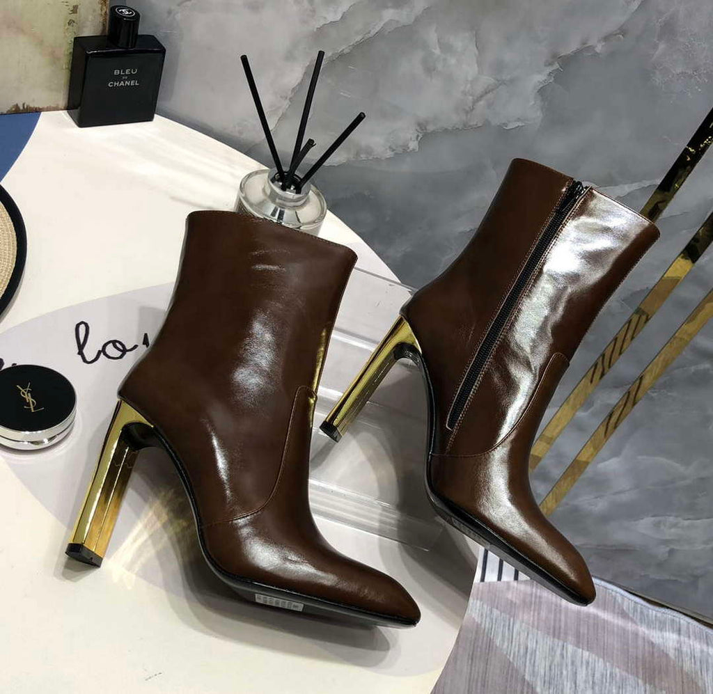YSL Women's Boots Designer Saint Laurent High Shoes Y67211