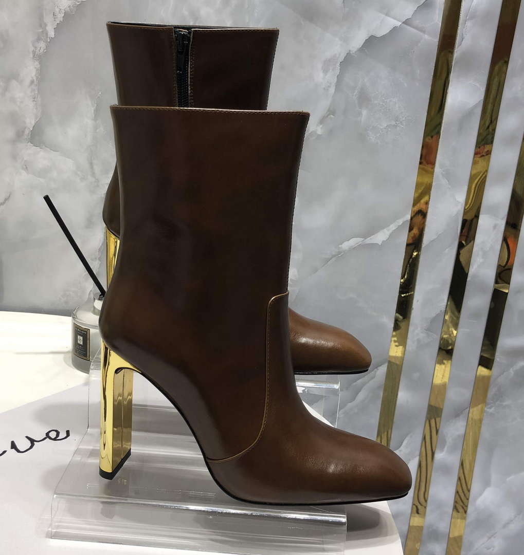 YSL Women's Boots Designer Saint Laurent High Shoes Y67211