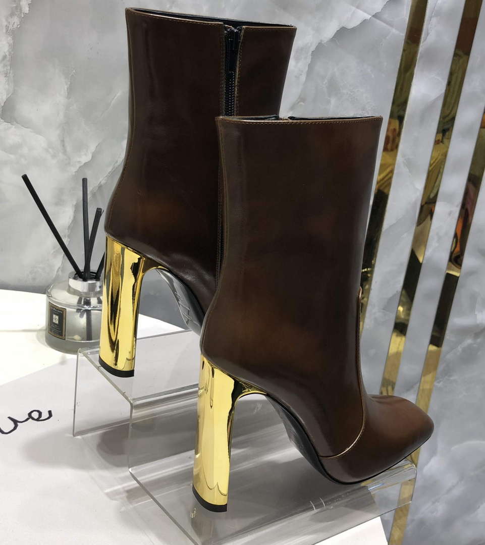 YSL Women's Boots Designer Saint Laurent High Shoes Y67211