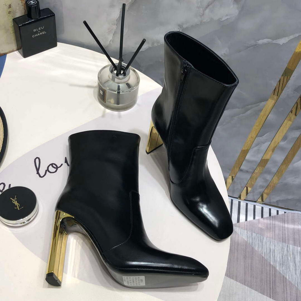 YSL Women's Boots Designer Saint Laurent High Shoes Y67212