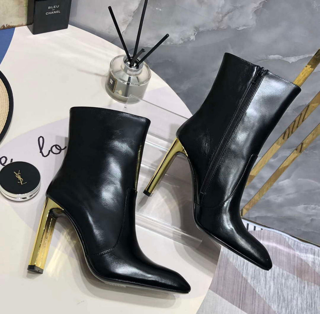 YSL Women's Boots Designer Saint Laurent High Shoes Y67212