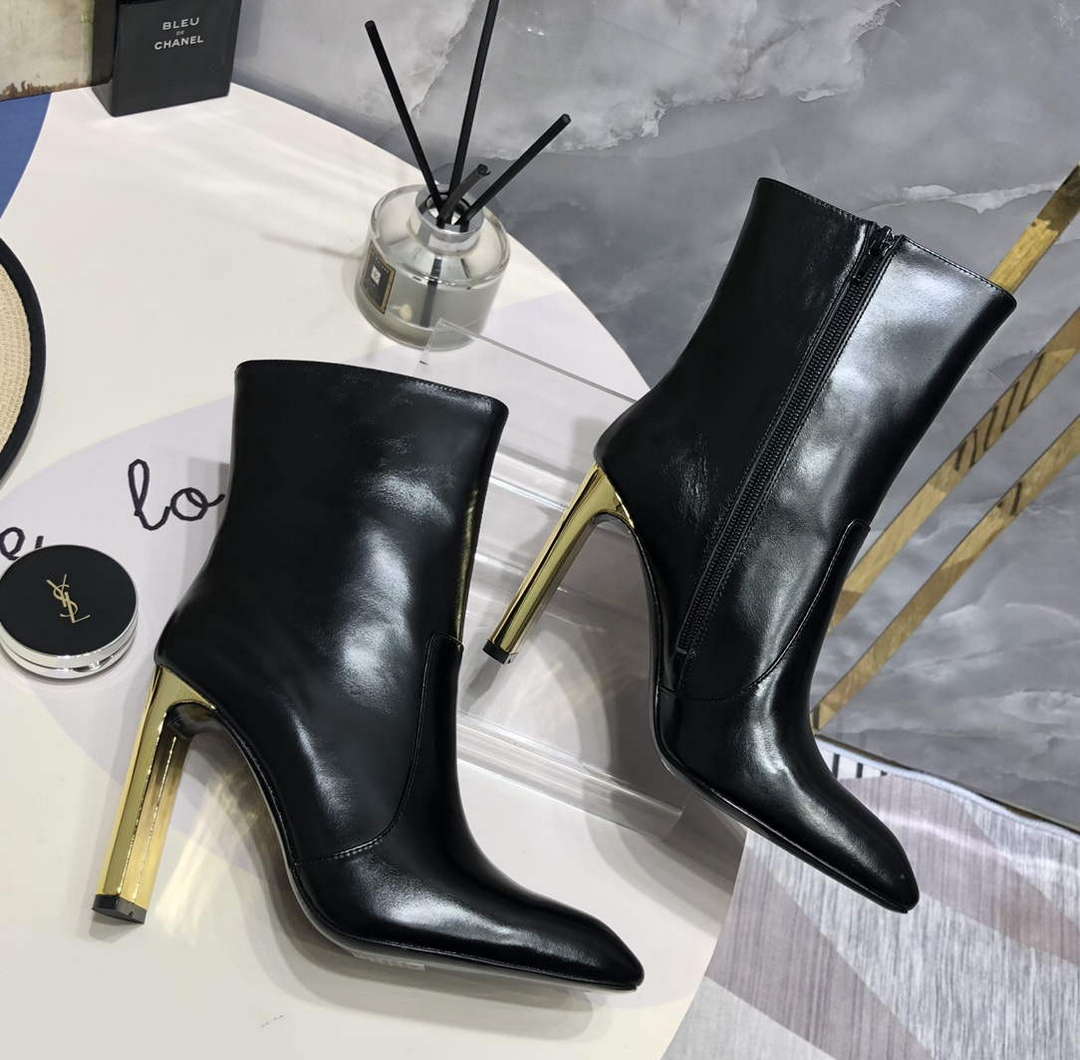 YSL Women's Boots Designer Saint Laurent High Shoes Y67212