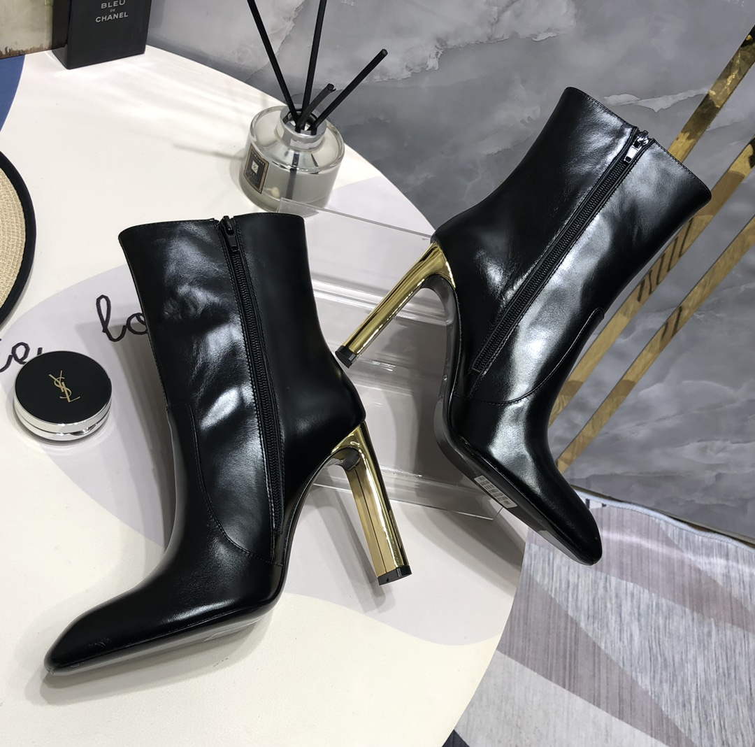 YSL Women's Boots Designer Saint Laurent High Shoes Y67212