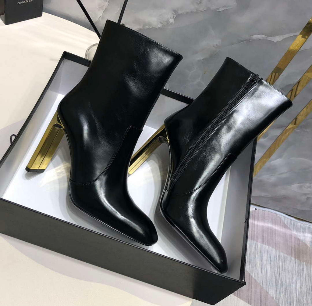 YSL Women's Boots Designer Saint Laurent High Shoes Y67212