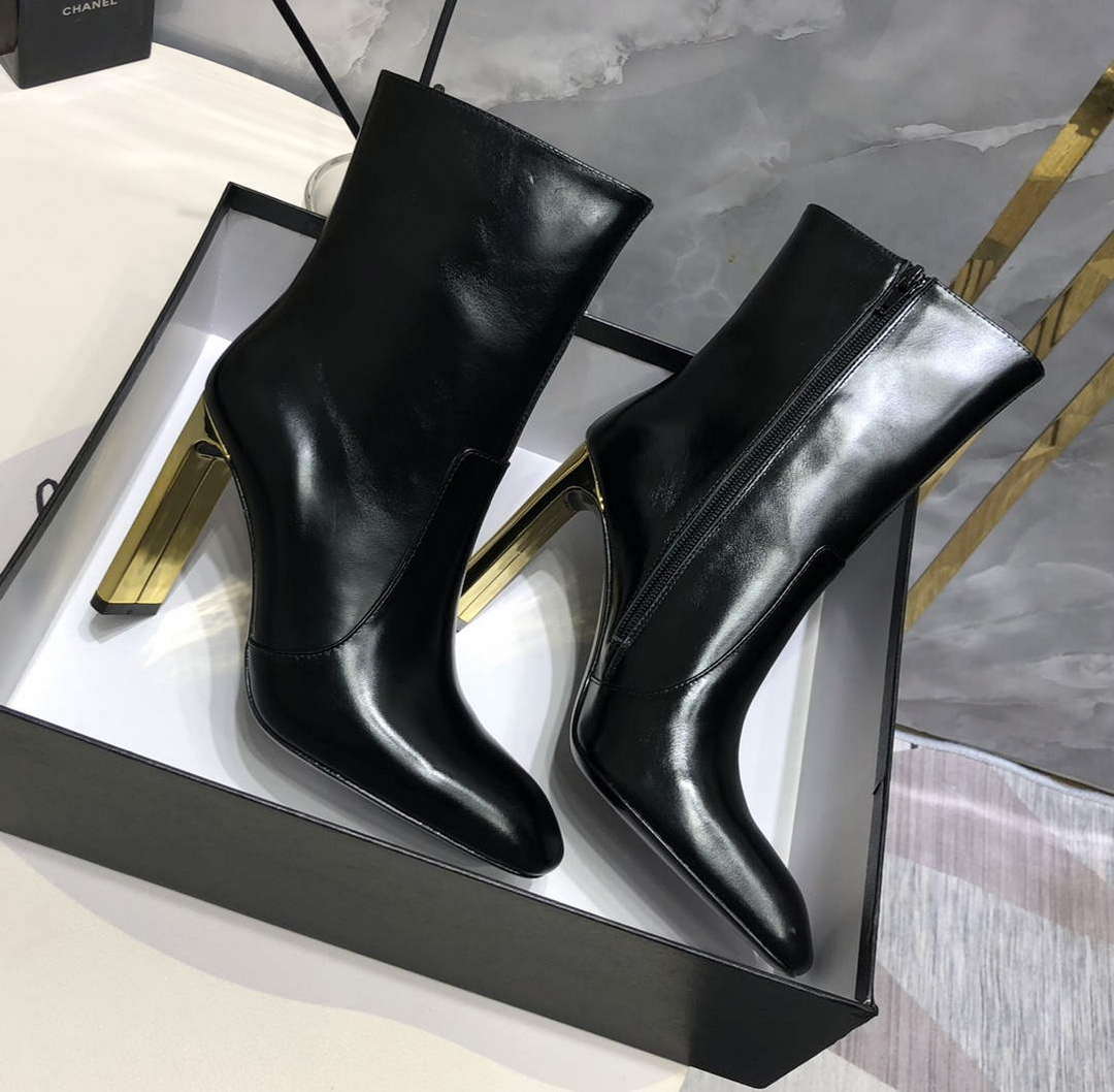 YSL Women's Boots Designer Saint Laurent High Shoes Y67212