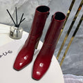 YSL Women's Boots Designer Saint Laurent High Shoes Y67213 - US 4=Euro 35 - View 1