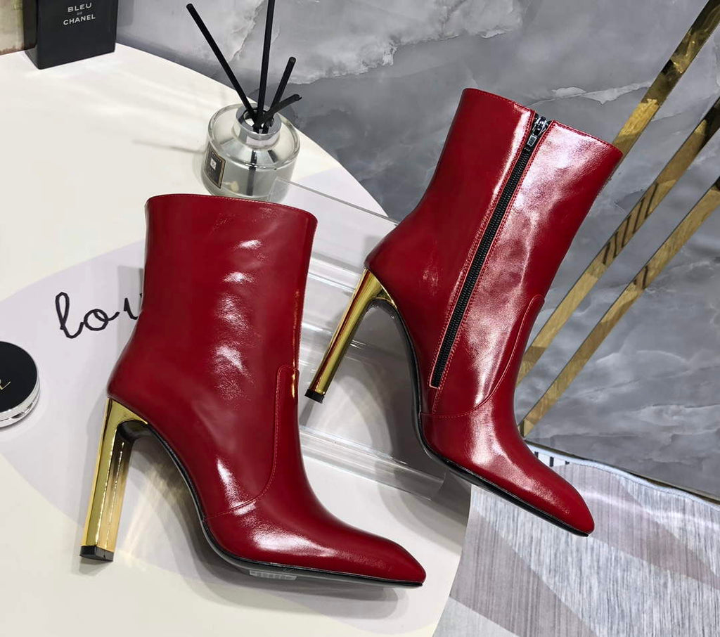 YSL Women's Boots Designer Saint Laurent High Shoes Y67213