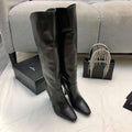 YSL Women's Boots Designer Saint Laurent High Shoes Y67214