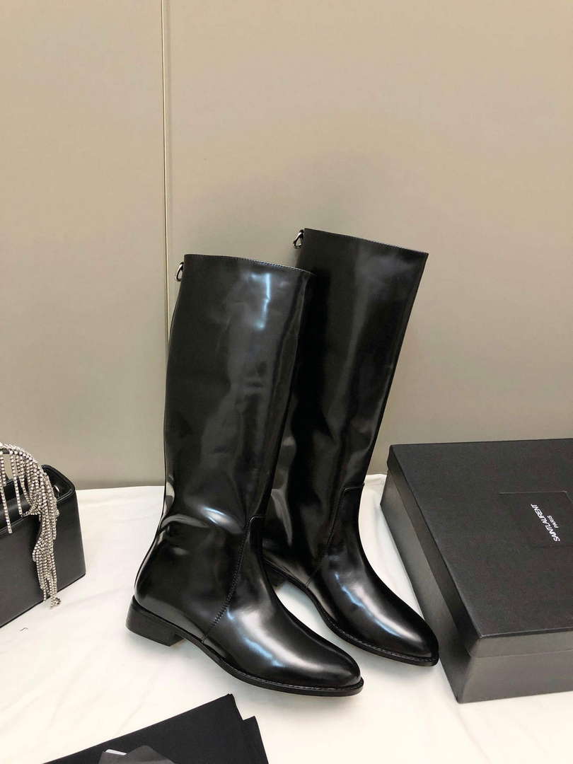 YSL Women's Boots Designer Saint Laurent High Shoes Y67216