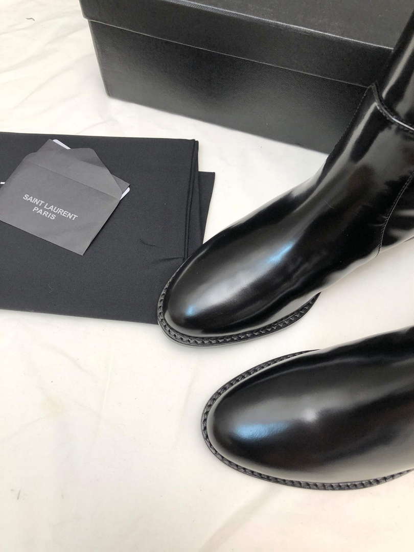 YSL Women's Boots Designer Saint Laurent High Shoes Y67216