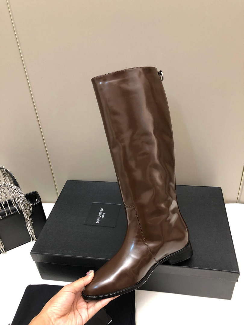 YSL Women's Boots Designer Saint Laurent High Shoes Y67217