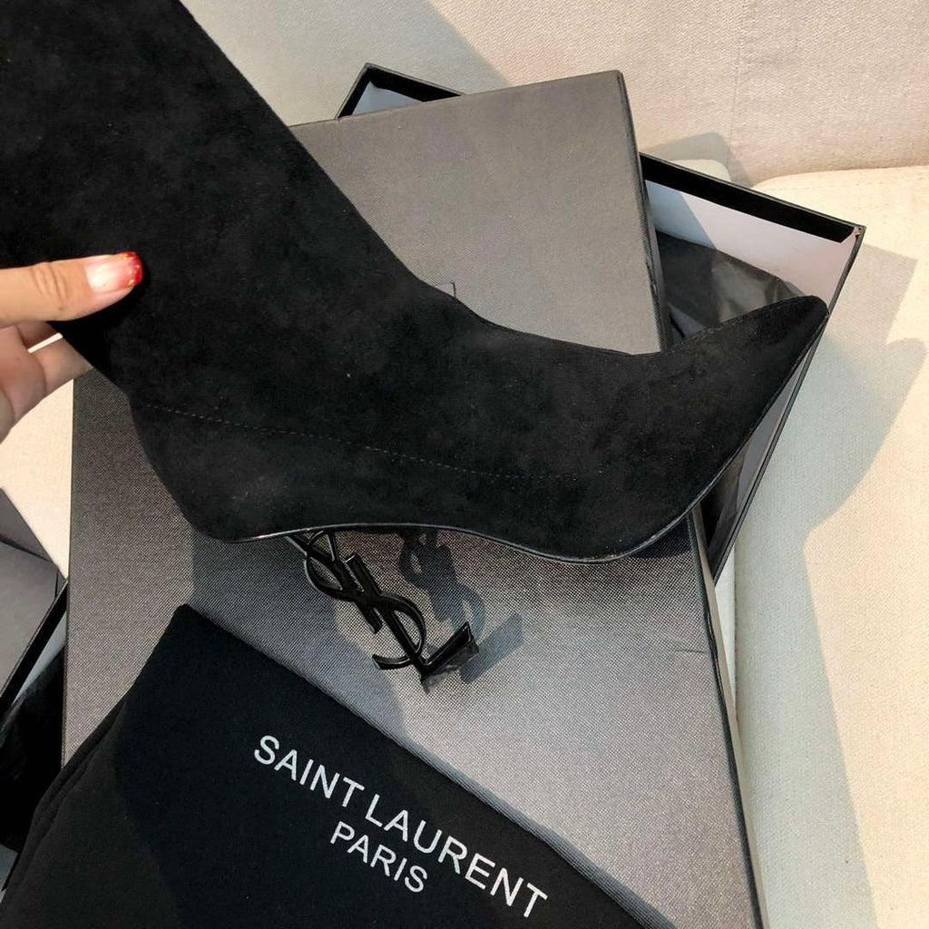 YSL Women's Boots Designer Saint Laurent High Shoes Y67220
