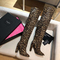 YSL Women's Boots Designer Saint Laurent High Shoes Y67221