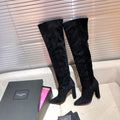 YSL Women's Boots Designer Saint Laurent High Shoes Y67223