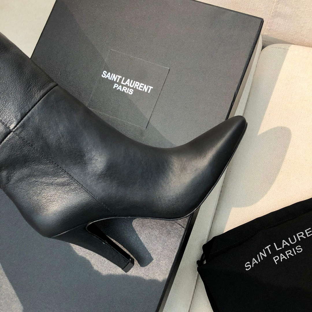 YSL Women's Boots Designer Saint Laurent High Shoes Y67226