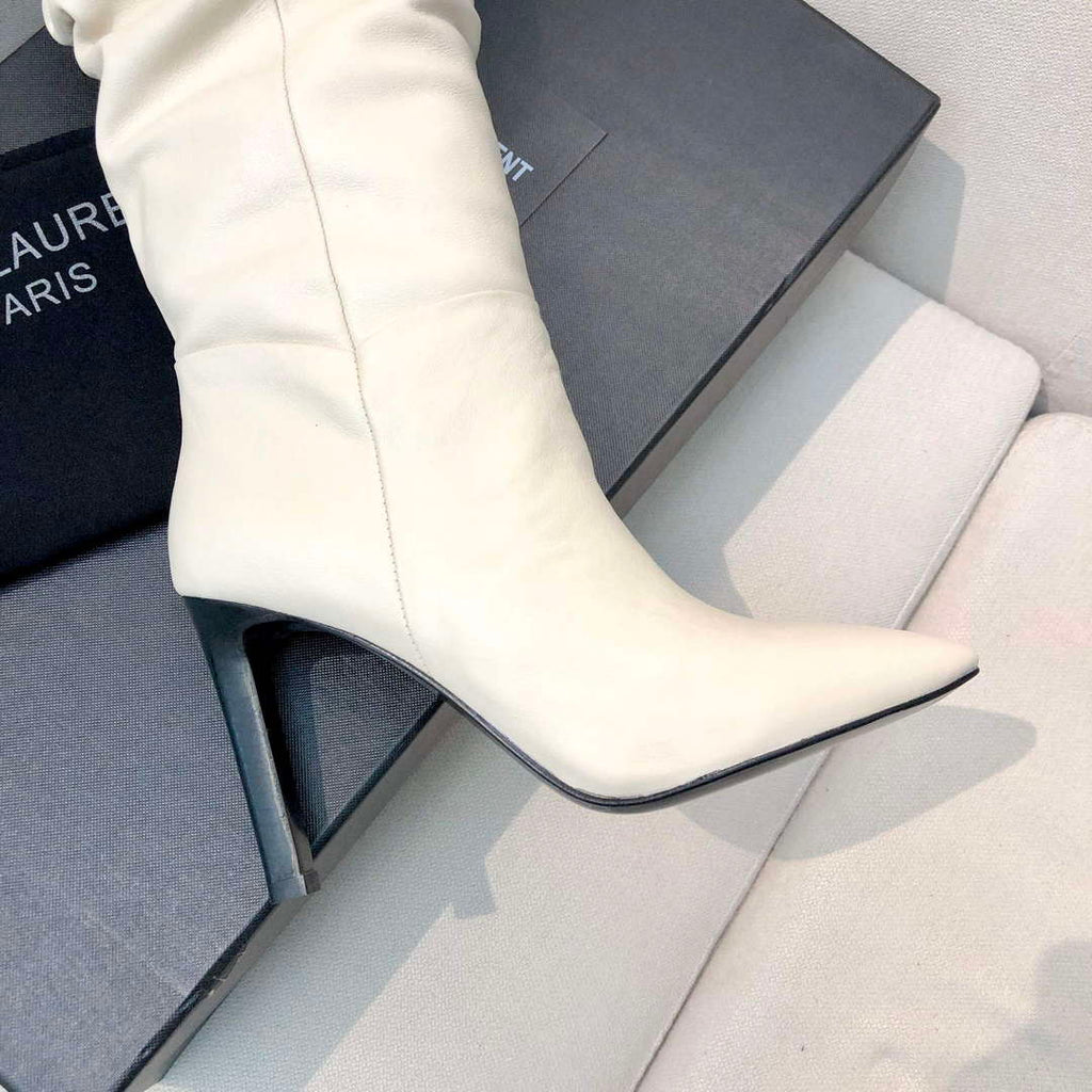 YSL Women's Boots Designer Saint Laurent High Shoes Y67229