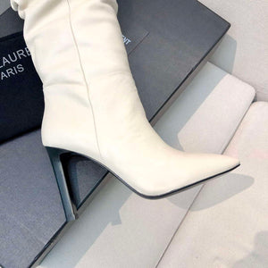YSL Women's Boots Designer Saint Laurent High Shoes Y67229 - US 4=Euro 35 - View 7