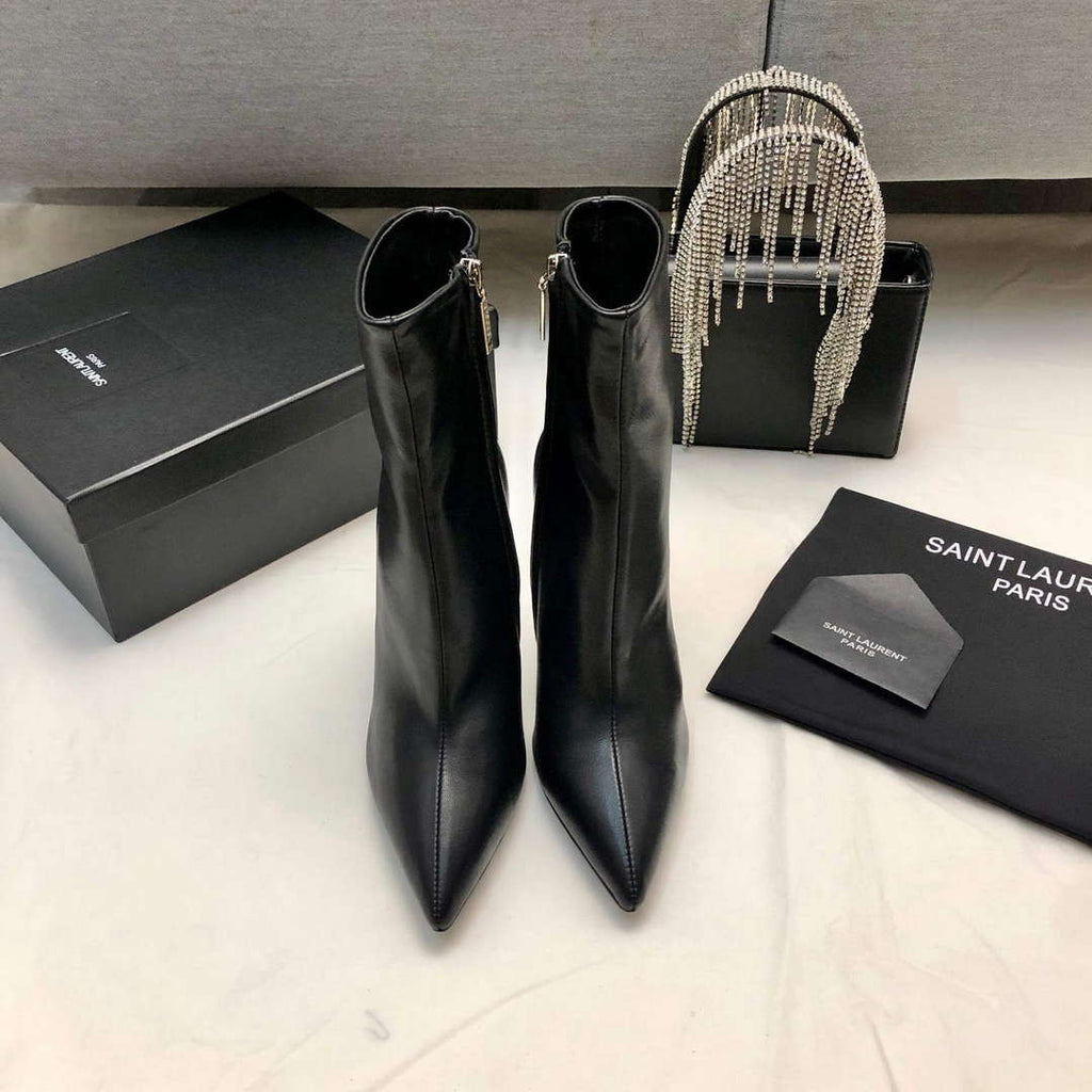 YSL Women's Boots Designer Saint Laurent High Shoes Y67231