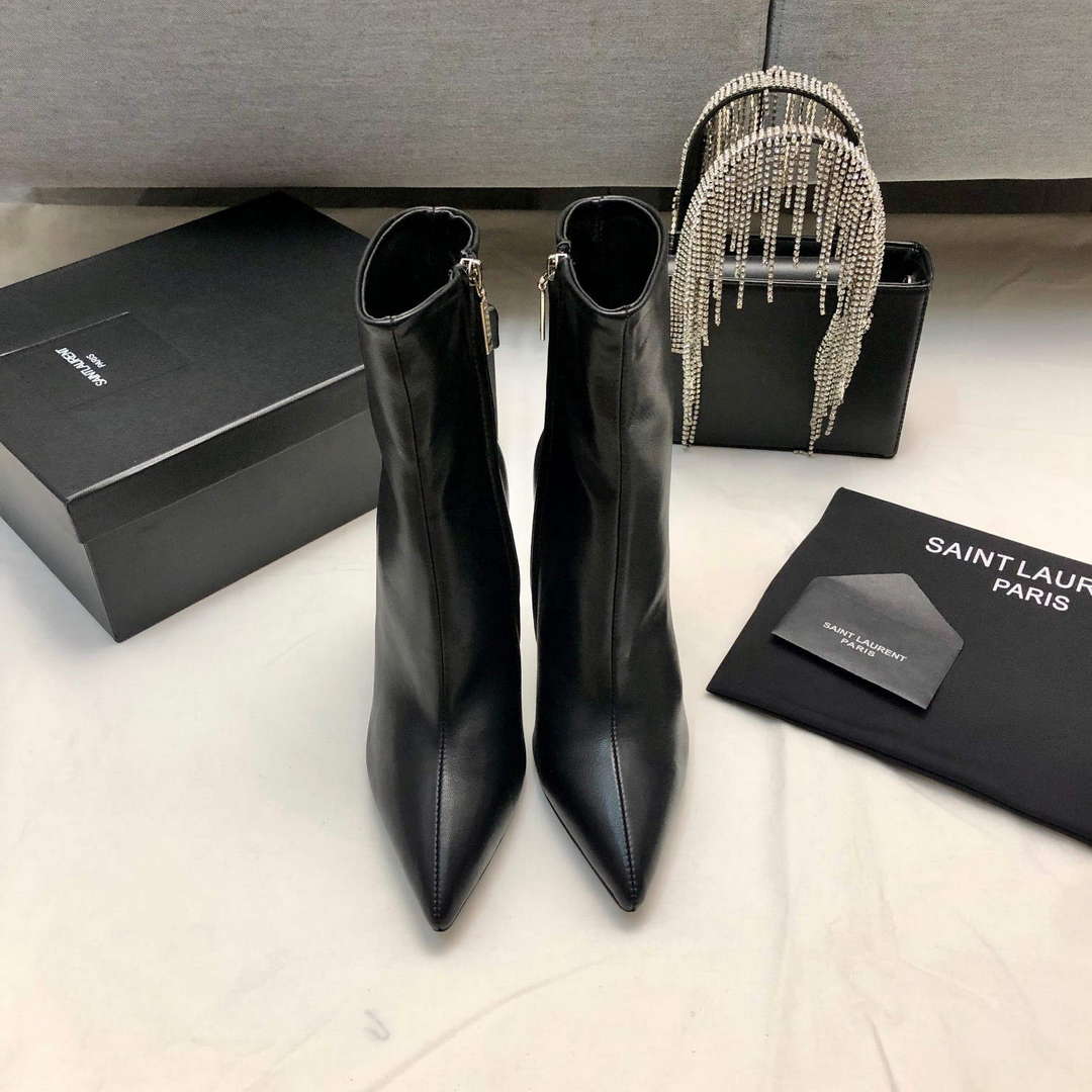YSL Women's Boots Designer Saint Laurent High Shoes Y67231