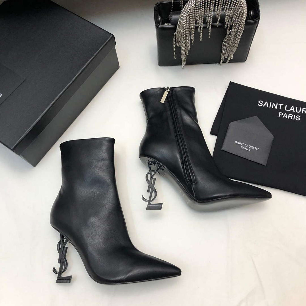 YSL Women's Boots Designer Saint Laurent High Shoes Y67231