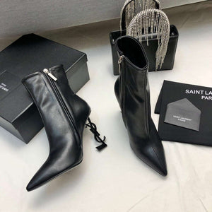 YSL Women's Boots Designer Saint Laurent High Shoes Y67231 - US 4=Euro 35 - View 5