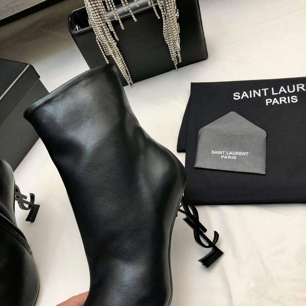 YSL Women's Boots Designer Saint Laurent High Shoes Y67231