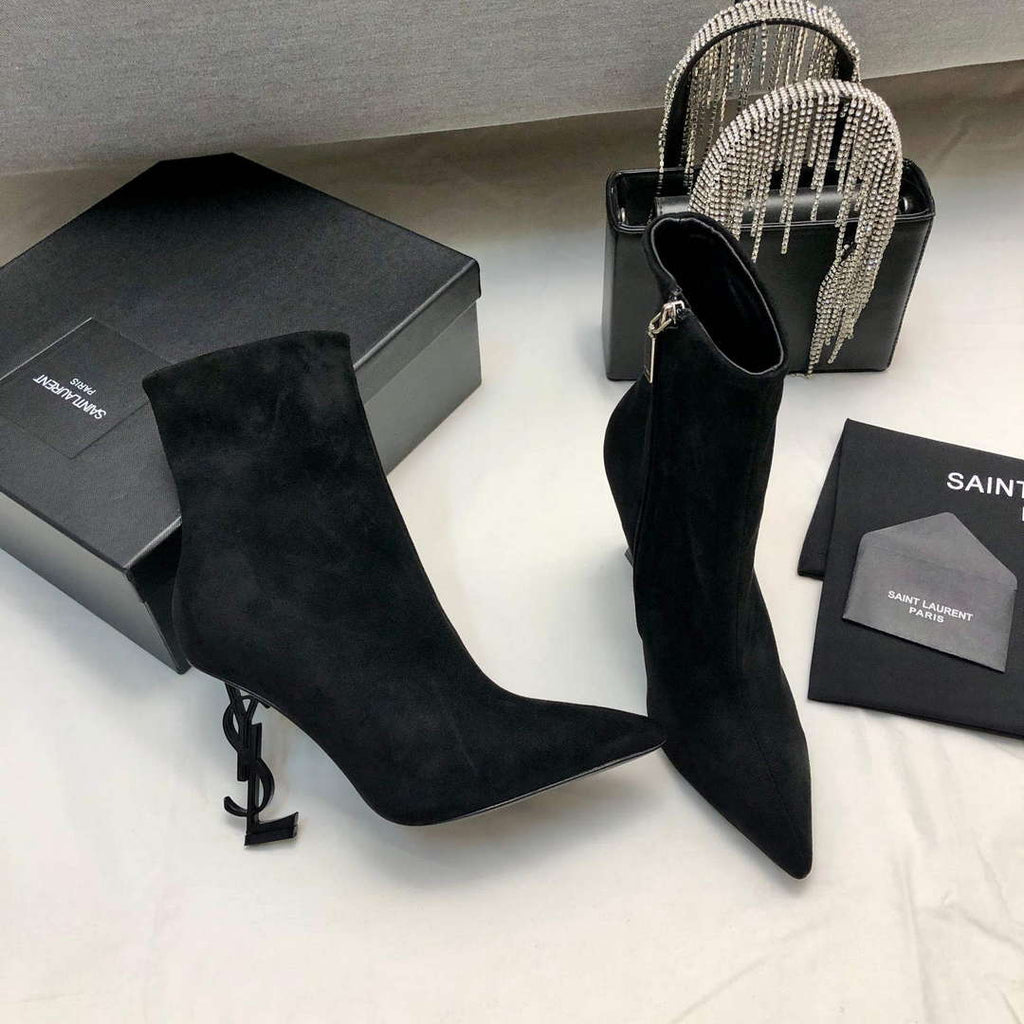 YSL Women's Boots Designer Saint Laurent High Shoes Y67232