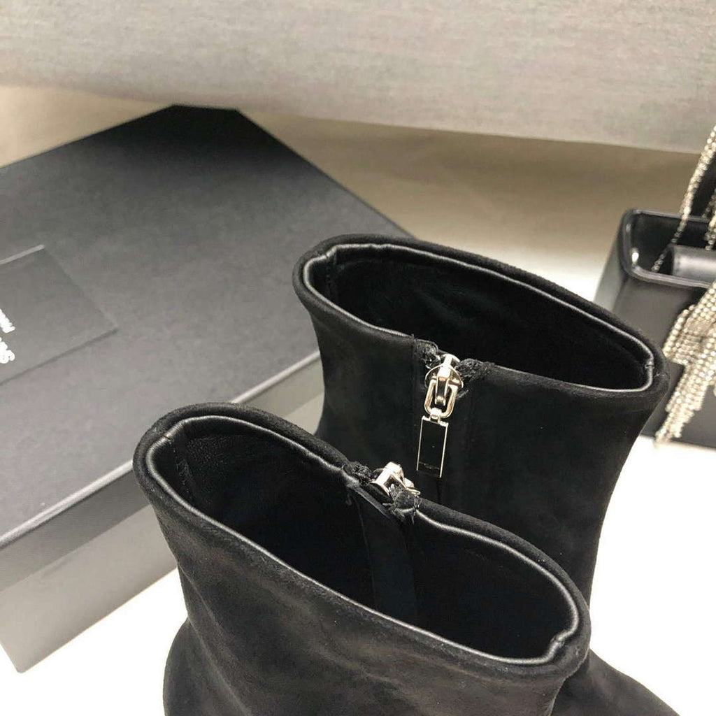 YSL Women's Boots Designer Saint Laurent High Shoes Y67232