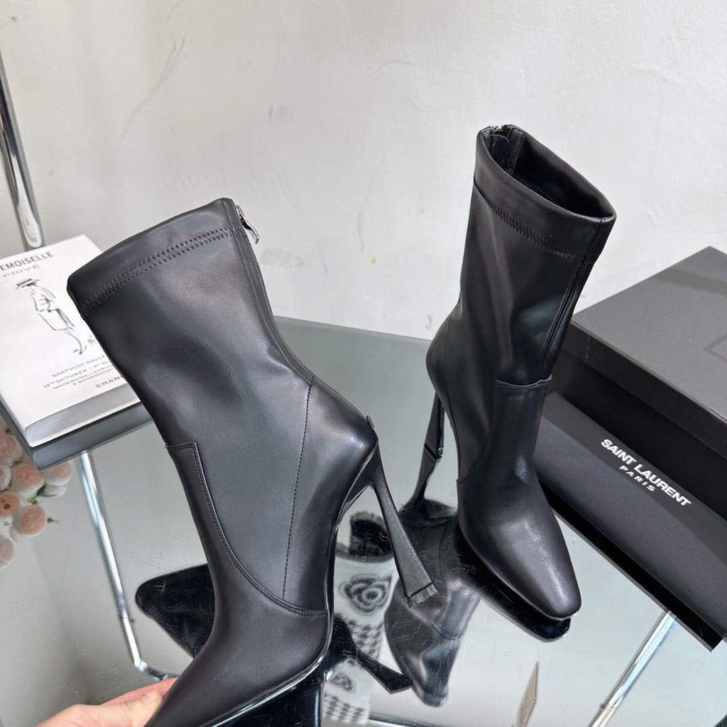 YSL Women's Boots Designer Saint Laurent High Shoes Y67233