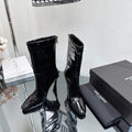 YSL Women's Boots Designer Saint Laurent High Shoes Y67234