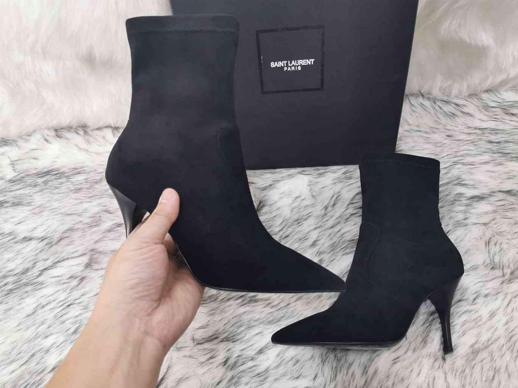 YSL Women's Boots Designer Saint Laurent YSL High Shoes Y66328