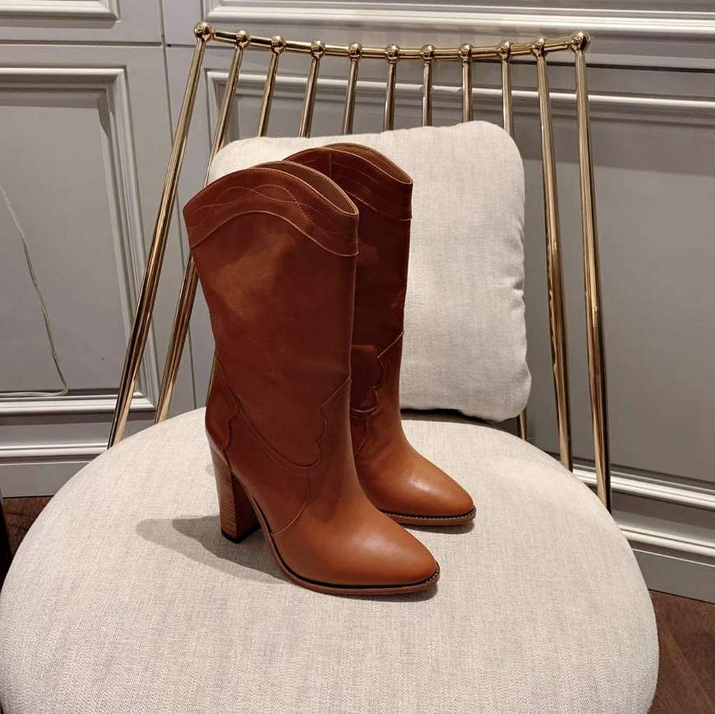 YSL Women's Boots Designer Saint Laurent YSL High Shoes Y66324