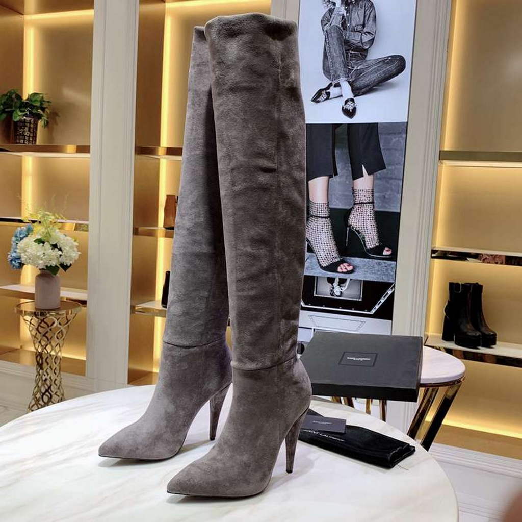 YSL Women's Boots Designer Saint Laurent YSL High Shoes Y66338