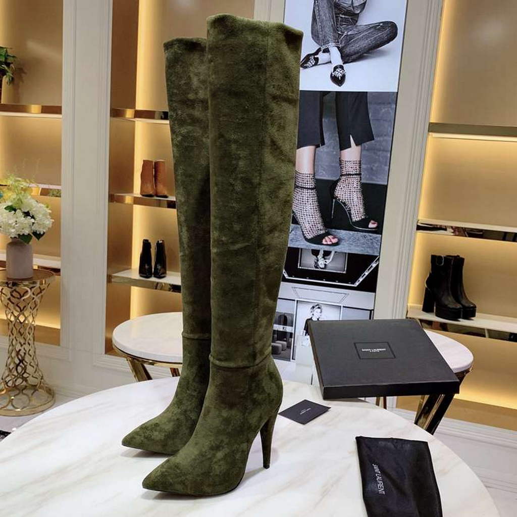 YSL Women's Boots Designer Saint Laurent YSL High Shoes Y66339