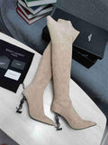 YSL Women's Boots Designer Saint Laurent YSL High Shoes Y66340
