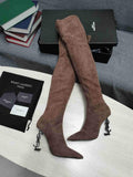 YSL Women's Boots Designer Saint Laurent YSL High Shoes Y66342