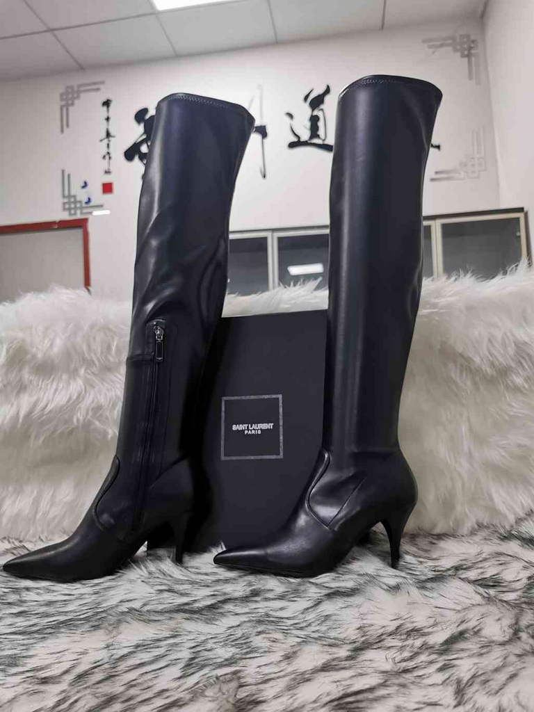 YSL Women's Boots Designer Saint Laurent YSL High Shoes Y66344