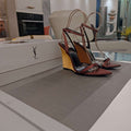 YSL Women's Salom¨¦ Wedges in Patent Leather Y20185