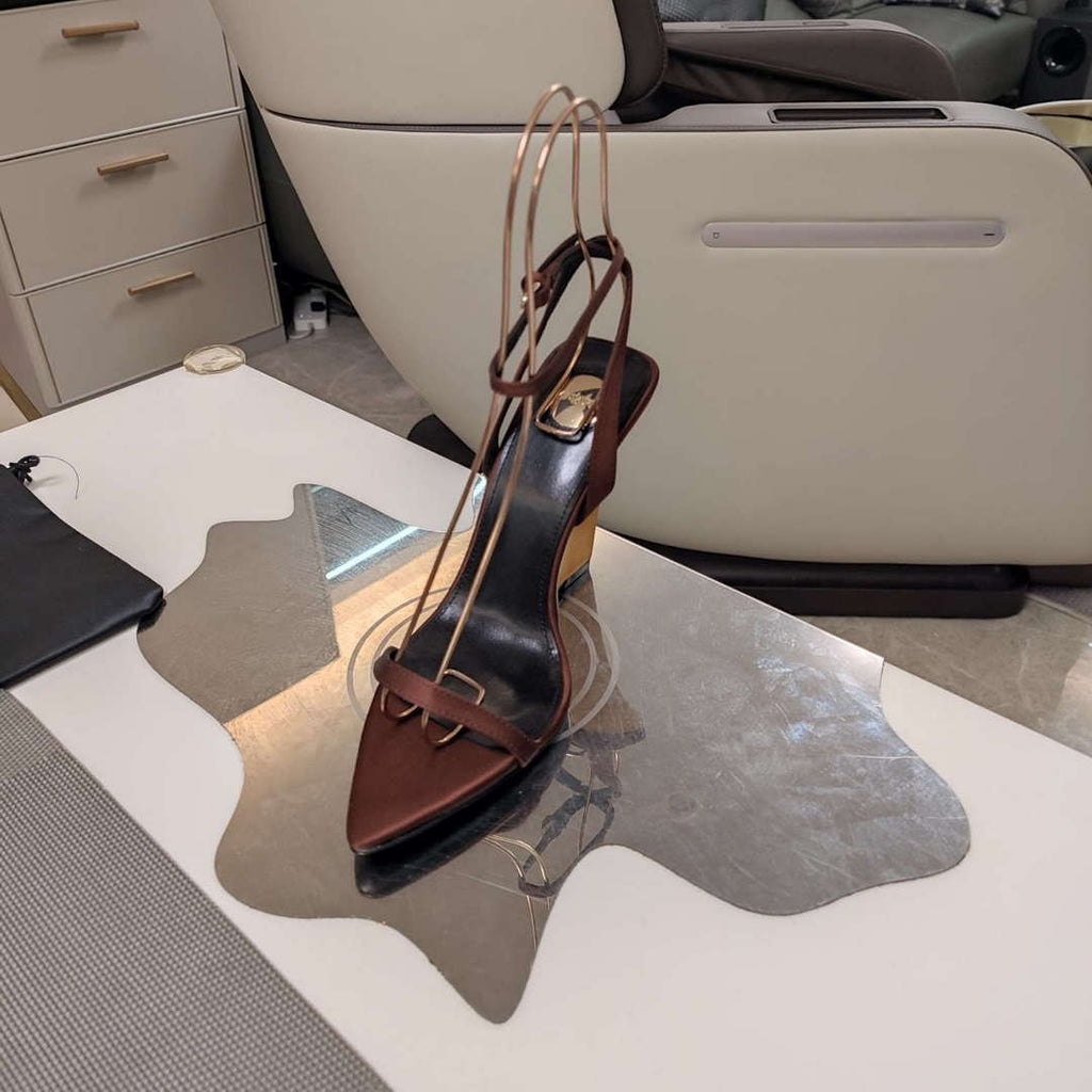 YSL Women's Salom¨¦ Wedges in Patent Leather Y20185