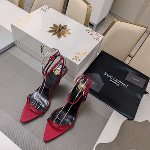 YSL Women's Salom¨¦ Wedges in Patent Leather Y20186 - 35 - View 3