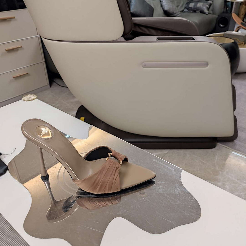 YSL Women's Babylone Mules in Smooth Leather Y20189