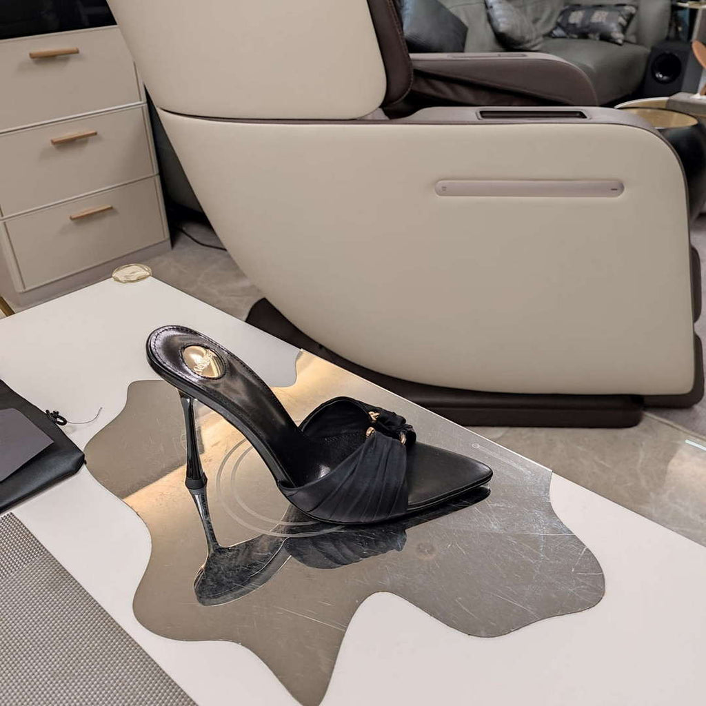 YSL Women's Babylone Mules in Smooth Leather Y20192