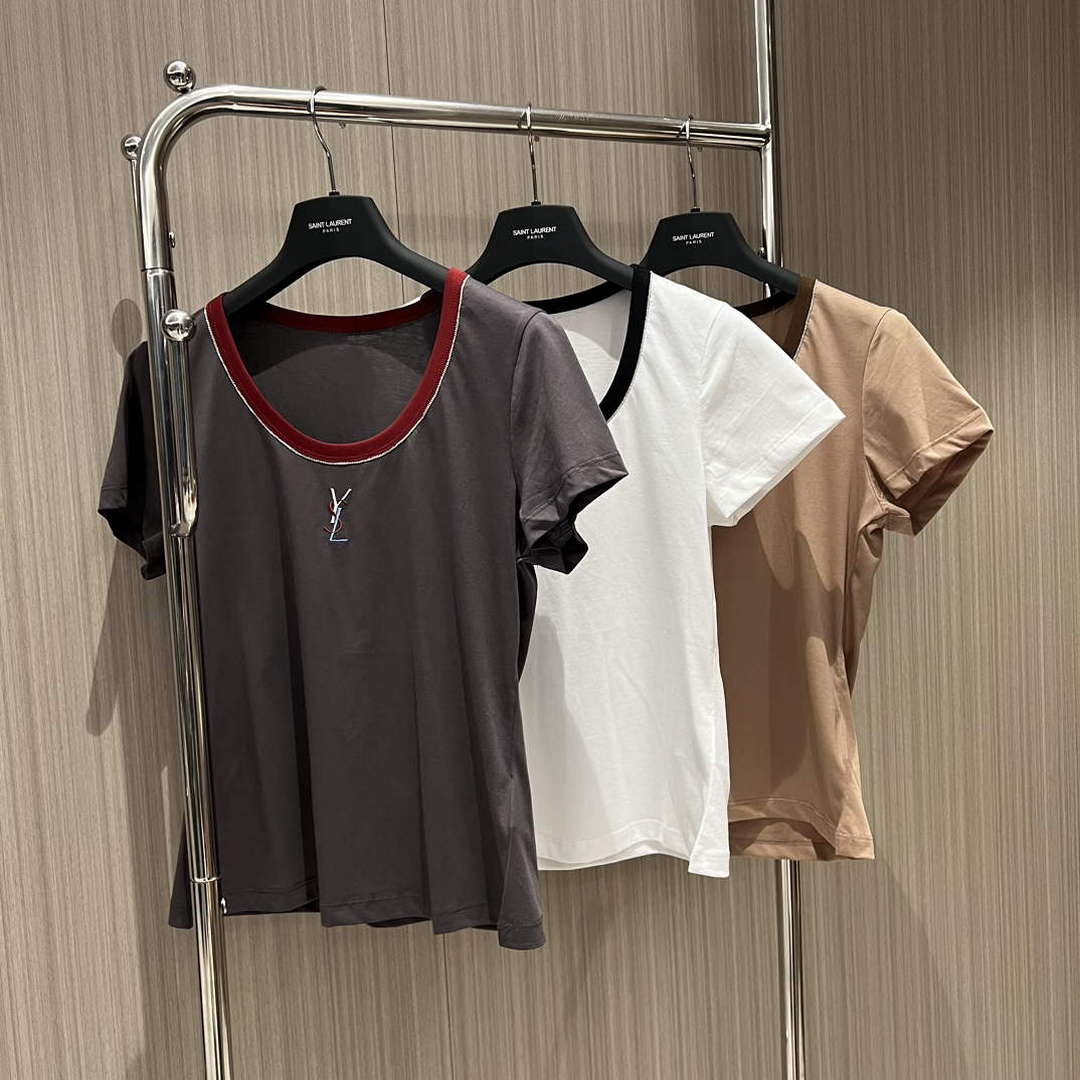 YSL Women's T-shirt Fashion Clothing Y51521